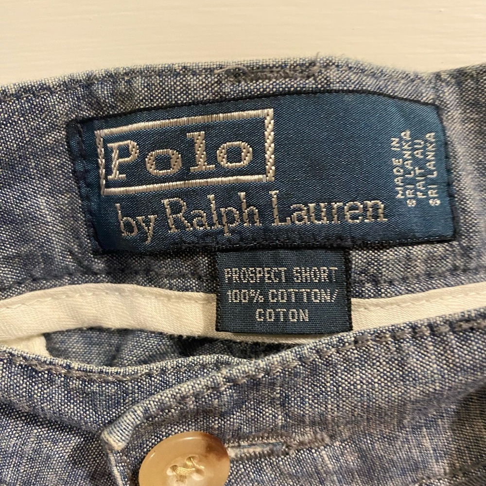 Polo Ralph Lauren Men’s Prospect Shorts Chambray size 34 - Picture 7 of 10